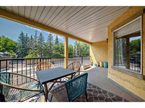 205-735 56 Avenue Sw, Calgary, AB - Outdoor With Deck Patio Veranda With Exterior