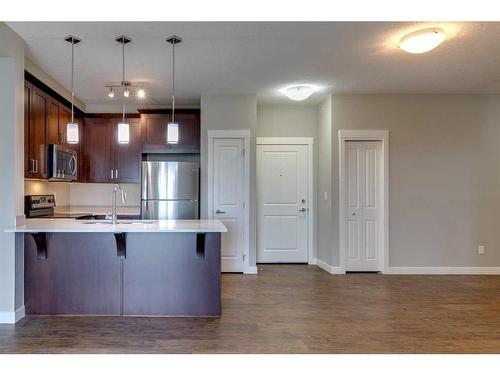 401-110 Auburn Meadows View Se, Calgary, AB - Indoor Photo Showing Kitchen