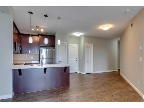 401-110 Auburn Meadows View Se, Calgary, AB - Indoor Photo Showing Kitchen