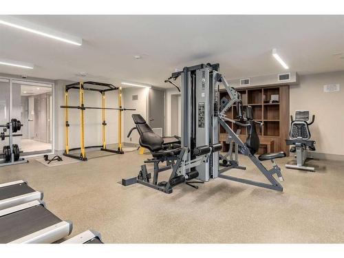 311-138 Waterfront Court Sw, Calgary, AB - Indoor Photo Showing Gym Room