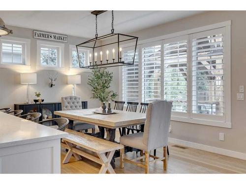 163 Auburn Sound Manor Se, Calgary, AB - Indoor Photo Showing Dining Room