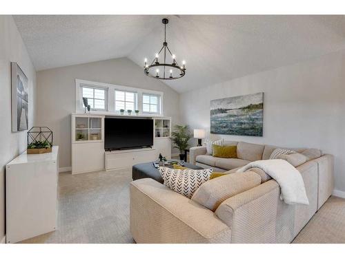 163 Auburn Sound Manor Se, Calgary, AB - Indoor Photo Showing Living Room