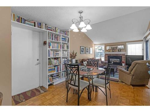 124 Midpark Drive Se, Calgary, AB - Indoor With Fireplace