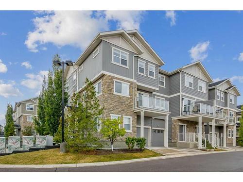 907 Evanston Manor Nw, Calgary, AB - Outdoor With Balcony With Facade