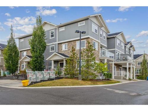 907 Evanston Manor Nw, Calgary, AB - Outdoor With Balcony With Facade