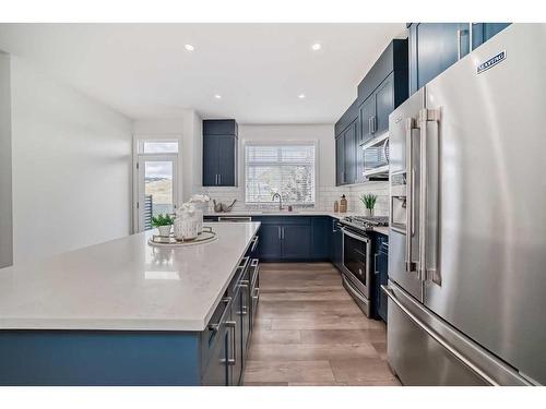 126 Sage Meadows Gardens Nw, Calgary, AB - Indoor Photo Showing Kitchen With Upgraded Kitchen