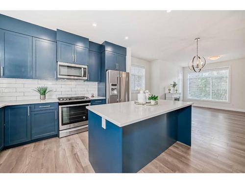 126 Sage Meadows Gardens Nw, Calgary, AB - Indoor Photo Showing Kitchen With Upgraded Kitchen