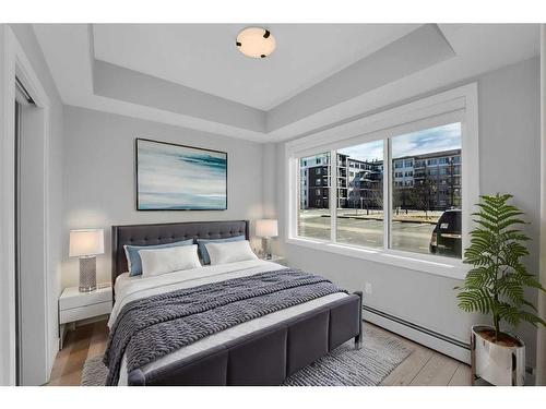 2117-395 Skyview Parkway Ne, Calgary, AB - Indoor Photo Showing Bedroom