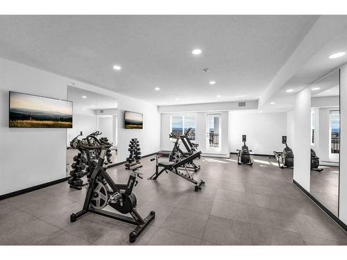 2117-395 Skyview Parkway Ne, Calgary, AB - Indoor Photo Showing Gym Room