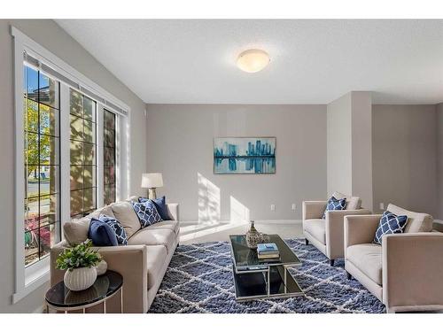 22 Mahogany Drive Se, Calgary, AB - Indoor Photo Showing Living Room