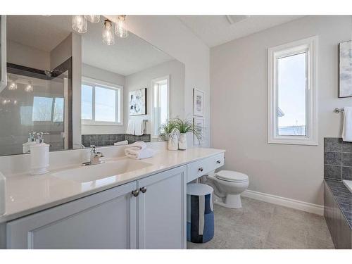 2046 Bridlemeadows Manor Sw, Calgary, AB - Indoor Photo Showing Bathroom