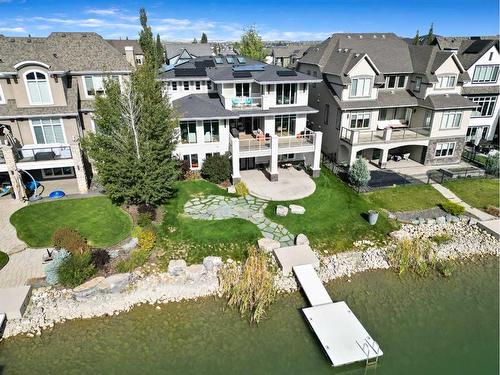 111 Mahogany Bay Se, Calgary, AB - Outdoor With Body Of Water With Facade