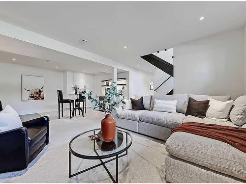 223 Parkside Way Se, Calgary, AB - Indoor Photo Showing Living Room