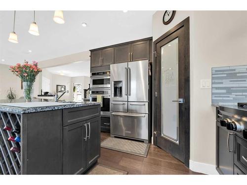 164 Rainbow Falls Heath, Chestermere, AB - Indoor Photo Showing Kitchen With Stainless Steel Kitchen