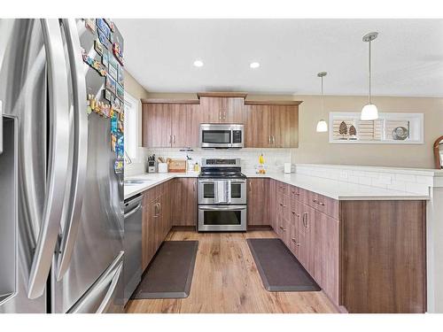 189 Legacy Crescent Se, Calgary, AB - Indoor Photo Showing Kitchen With Stainless Steel Kitchen With Upgraded Kitchen