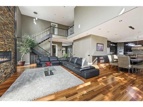 2216 8 Street Ne, Calgary, AB - Indoor With Fireplace