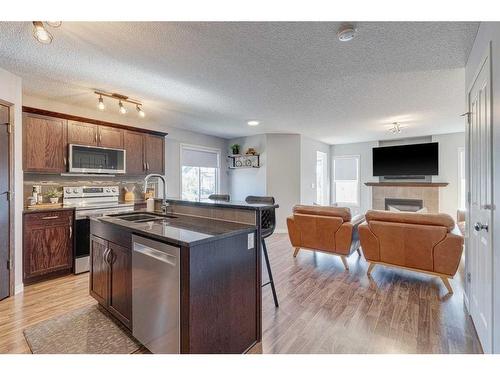 61 Autumn Green Se, Calgary, AB - Indoor Photo Showing Kitchen With Double Sink With Upgraded Kitchen