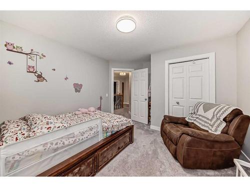 51 Chaparral Link Se, Calgary, AB - Indoor Photo Showing Bedroom