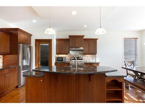 74 Elgin Park Road Se, Calgary, AB - Indoor Photo Showing Kitchen With Stainless Steel Kitchen With Double Sink