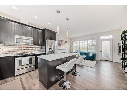 86 Nolan Hill Heights Nw, Calgary, AB - Indoor Photo Showing Kitchen With Stainless Steel Kitchen With Upgraded Kitchen