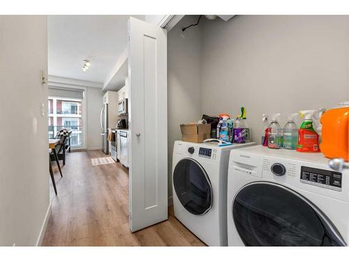 208-30 Walgrove Walk Se, Calgary, AB - Indoor Photo Showing Laundry Room