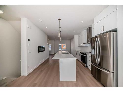 330 Sage Hill Circle Nw, Calgary, AB - Indoor Photo Showing Kitchen With Stainless Steel Kitchen With Upgraded Kitchen