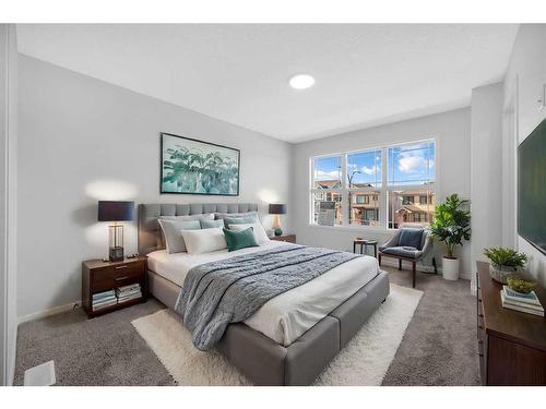 115 Aquila Drive Nw, Calgary, AB - Indoor Photo Showing Bedroom