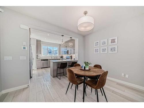 126 Dawson Harbour Grove, Chestermere, AB - Indoor Photo Showing Dining Room