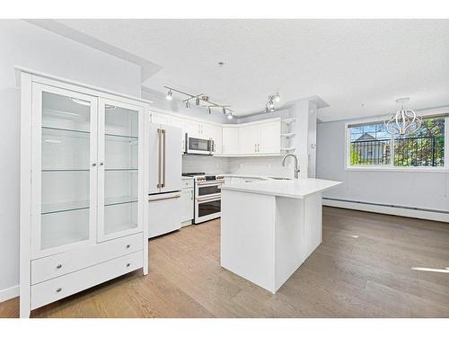 104-2419 Erlton Road Sw, Calgary, AB - Indoor Photo Showing Kitchen