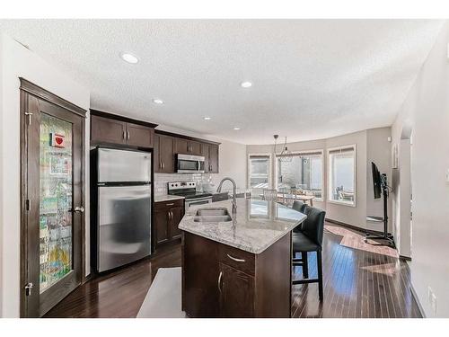 239 Sage Bank Grove Nw, Calgary, AB - Indoor Photo Showing Kitchen With Double Sink