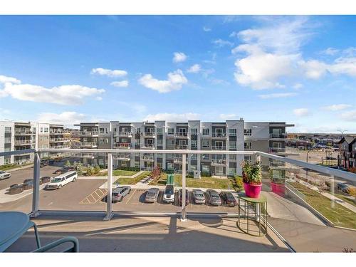 3409-220 Seton Grove Se, Calgary, AB - Outdoor With Balcony With View