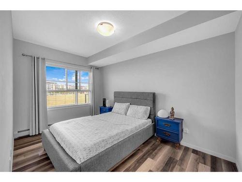 307-4150 Seton Drive Se, Calgary, AB - Indoor Photo Showing Bedroom