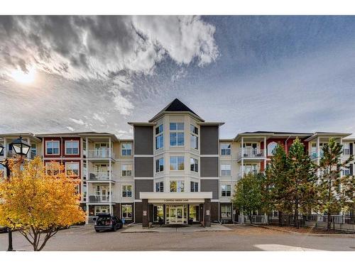 308-1 Crystal Green Lane, Okotoks, AB - Outdoor With Balcony With Facade