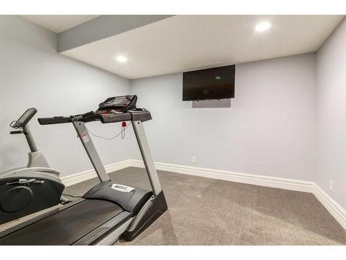 31 Country Lane Terrace, Rural Rocky View County, AB - Indoor Photo Showing Gym Room