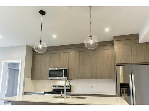 2221-60 Skyview Ranch Road Ne, Calgary, AB - Indoor Photo Showing Kitchen With Stainless Steel Kitchen