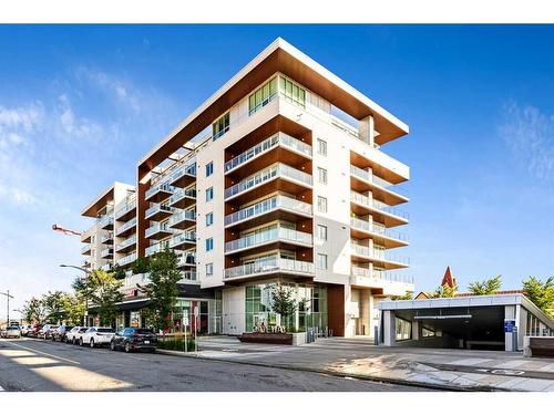 608-8445 Broadcast Avenue Sw, Calgary, AB - Outdoor With Balcony With Facade