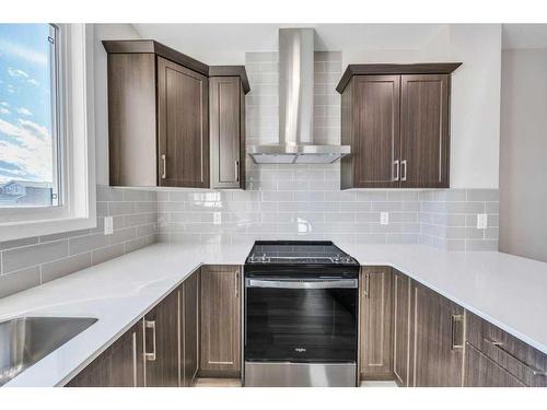 137 Corner Glen Way Ne, Calgary, AB - Indoor Photo Showing Kitchen With Upgraded Kitchen