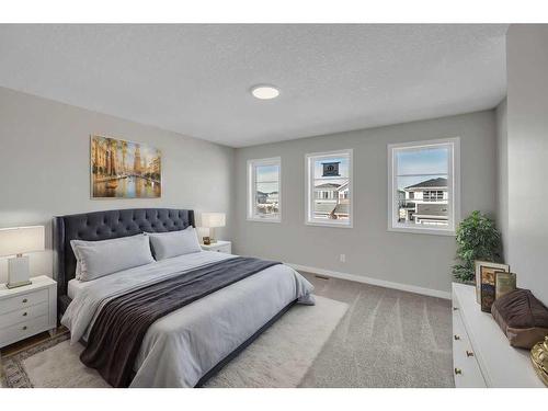 137 Corner Glen Way Ne, Calgary, AB - Indoor Photo Showing Bedroom