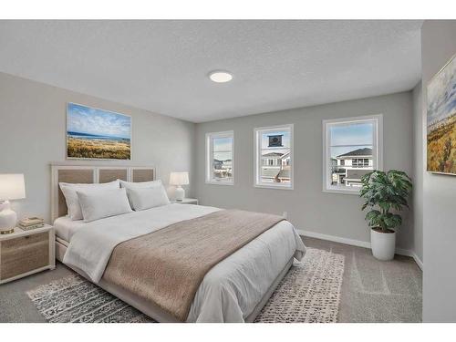 137 Corner Glen Way Ne, Calgary, AB - Indoor Photo Showing Bedroom