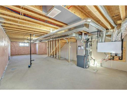 137 Corner Glen Way Ne, Calgary, AB - Indoor Photo Showing Basement