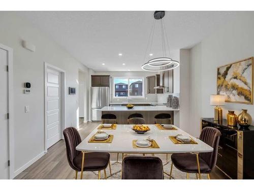 137 Corner Glen Way Ne, Calgary, AB - Indoor Photo Showing Dining Room