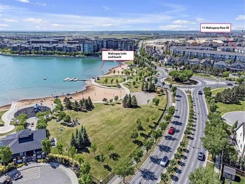 2417-11 Mahogany Row Se, Calgary, AB - Outdoor With Body Of Water With View