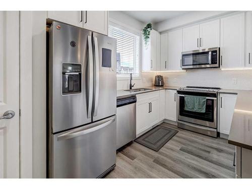 22 Evanscrest Park Nw, Calgary, AB - Indoor Photo Showing Kitchen With Upgraded Kitchen