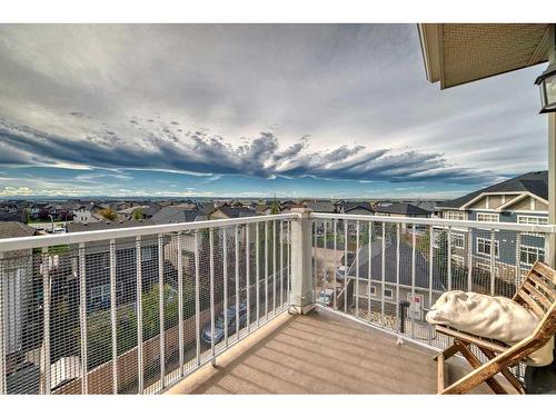 6413-155 Skyview Ranch Way Ne, Calgary, AB - Outdoor With Balcony With View