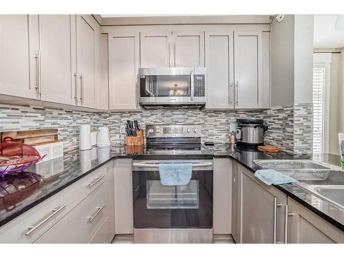 6413-155 Skyview Ranch Way Ne, Calgary, AB - Indoor Photo Showing Kitchen With Upgraded Kitchen