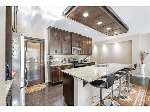 109 Redstone Drive Ne, Calgary, AB - Indoor Photo Showing Kitchen With Stainless Steel Kitchen With Upgraded Kitchen