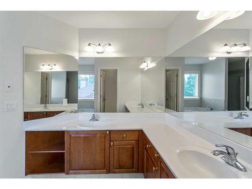 11 Evercreek Bluffs Road Sw, Calgary, AB - Indoor Photo Showing Bathroom