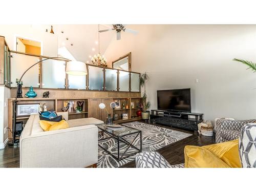 904 Patterson View Sw, Calgary, AB - Indoor Photo Showing Living Room With Fireplace