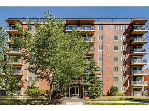 408-812 14 Avenue Sw, Calgary, AB - Outdoor With Balcony With Facade