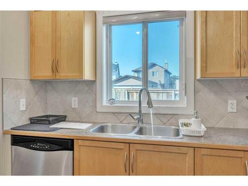 140 Saddlebrook Circle Ne, Calgary, AB - Indoor Photo Showing Kitchen With Double Sink